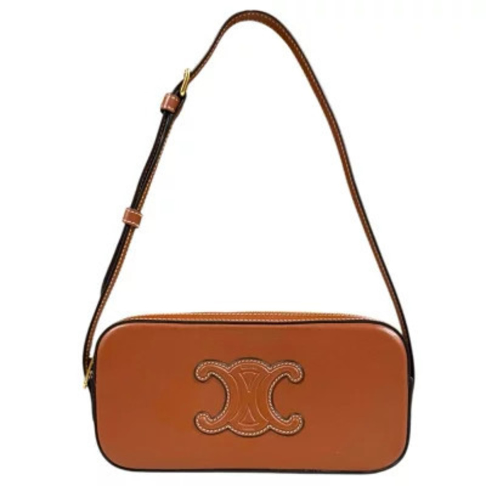 Celine Camera Bag Triomphe Shoulder Brown